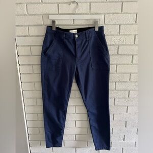 Knox Rose - Navy - Straight Tapered Trouser - 12R